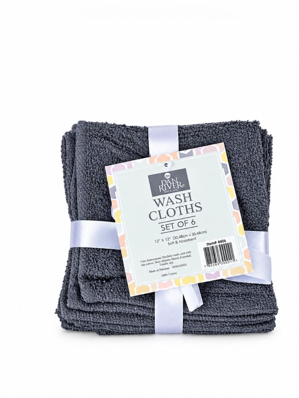12 Pack 100% Cotton Wash Cloths 12" x 12" Soft Absorbent Quick Drying Brand New
